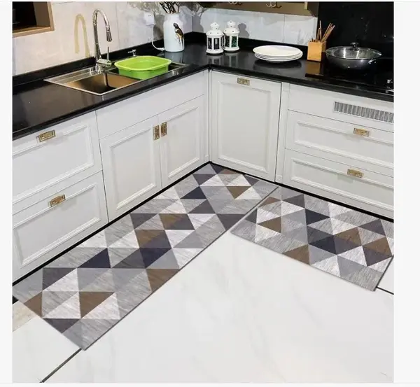 Set 2 covoare de bucatarie, antiderapant, 50x60cm, 50x120cm