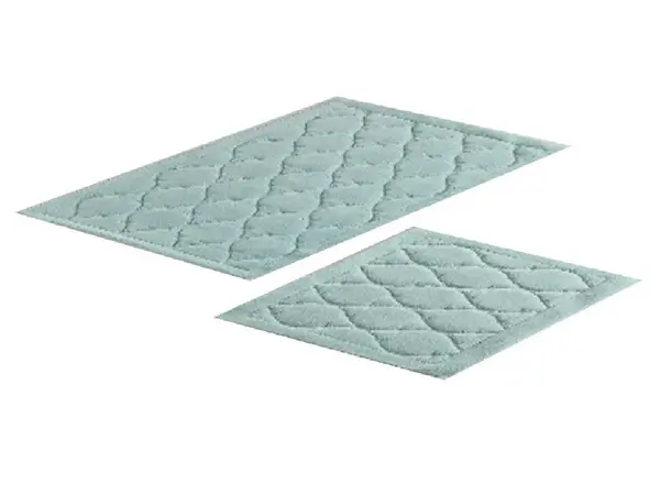 Set 2 Covorase de Baie Dante Mint (Bumbac 100%)
