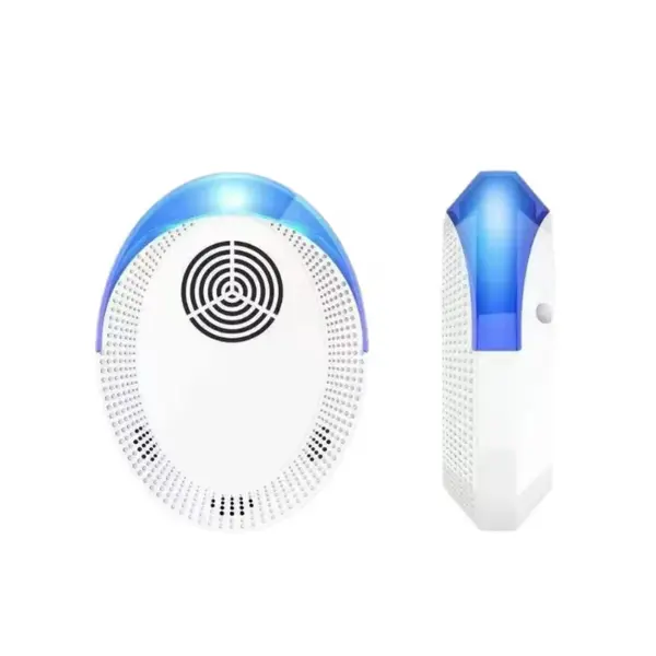 Set 2 Dispozitive Ultrasonice BIRAI® BR03, 25-65 kHz, Anti Soareci, Gândaci, Țânțari, Furnici, Purici, Acoperire Eficientă, Fără Chimicale, Sigur pent