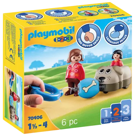 Set 2 figurine 1.2.3 Mama si Fetita Playmobil PM70406