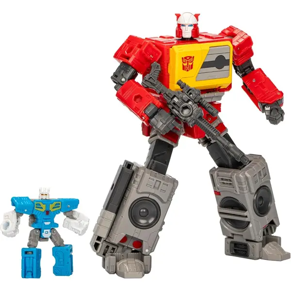 Set 2 Figurine Articulate Transformers Studio Series Voyager - Transformers The Movie 86-25 - Autobot Blaster & Eject