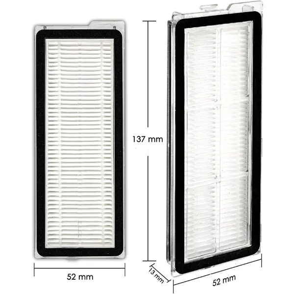 Set 2 filtre PAA-home compatibile cu Roborock Edge pentru filtrare eficienta