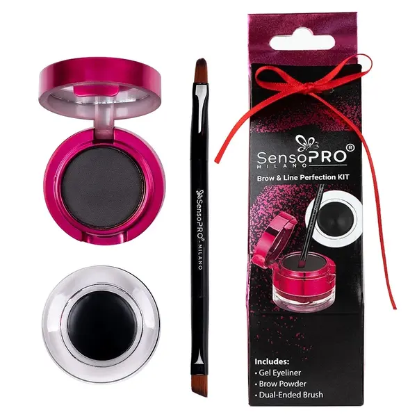 Set 2 in 1 Ochi & Sprancene SensoPRO Milano, Black