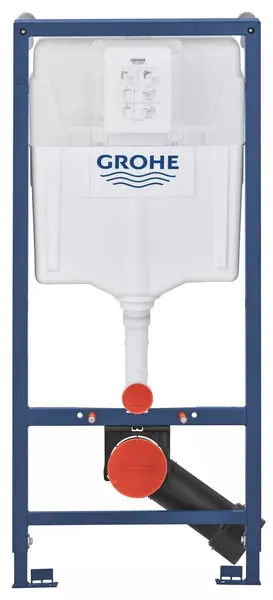 Set 2 in 1 rezervor Grohe Rapid SL, 38536001 incastrat, suport perete, fara placa de actionare, Otel