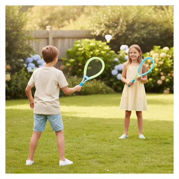 Set 2 in 1 XL Badminton Soft tenis Alldoro