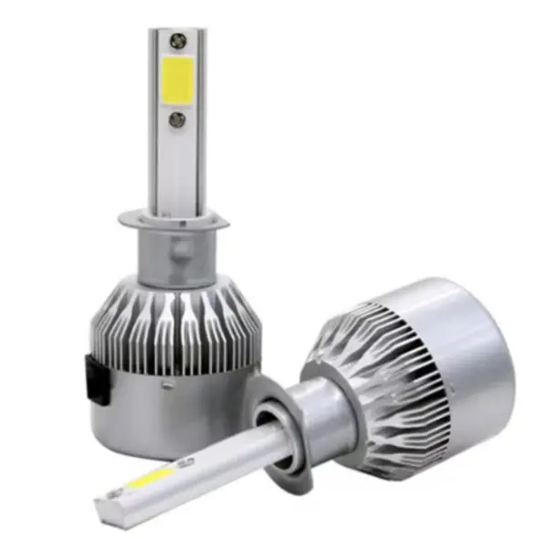 Set 2 Lampi LED C6 H1 Lumina ALBA 6500K 55W 7600 lumeni/ set
