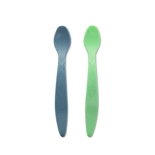 Set 2 linguri cu maner lung Lorelli Baby Care Verde, Albastru