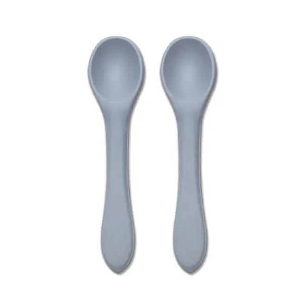 Set 2 linguri de silicon Lorelli Natural Gri