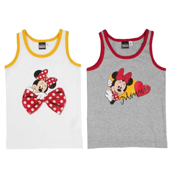 Set 2 maiouri fetite, alb gri, Minnie Mouse, Disney Engros