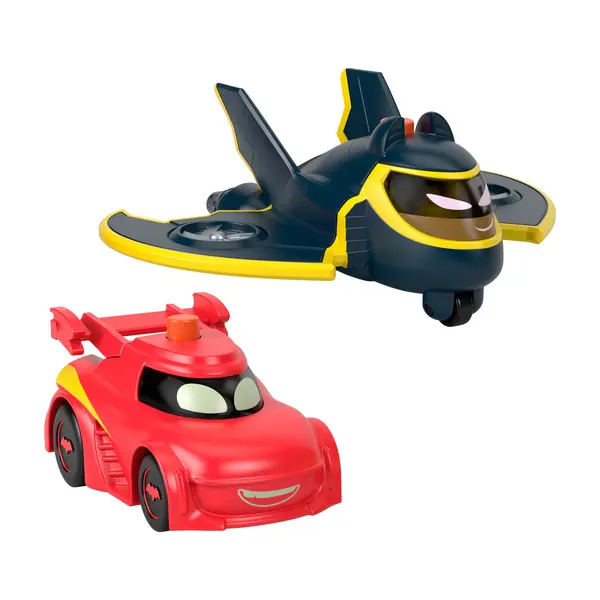 Set 2 masinute cu lumini - Redbird & Batwing | Fisher-Price