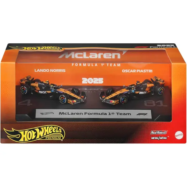 Set 2 Masinute Formula 1 Hot Wheels Premium Die-Cast Vehicle 1:64 - Team McLaren