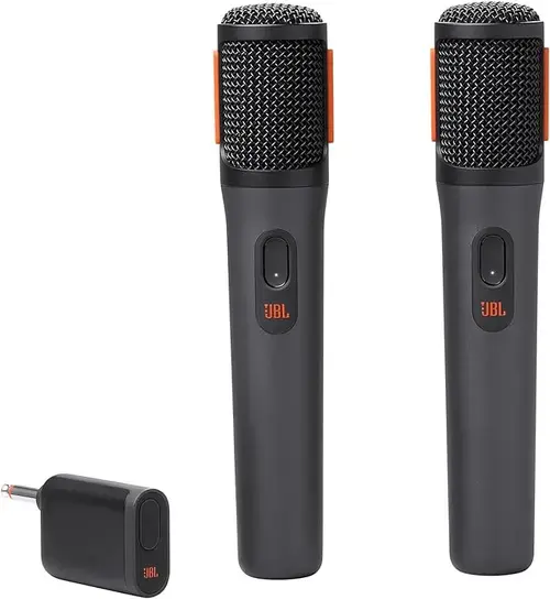 Set 2 microfoane JBL Partybox Wireless Mic (Negru)