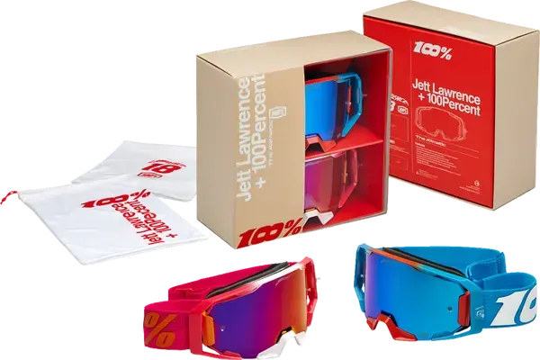 Set 2 ochelari atv cross 100% Armatic Jett Lawrence Limited Edition