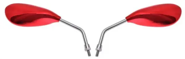 Set 2 oglinzi moto M8 MP103-1, culoare rosu