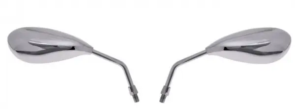 Set 2 oglinzi moto MP103-1, M10, culoare crom