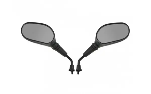 Set 2 oglinzi moto ovale, PowerForce, 8mm, filet dreapta