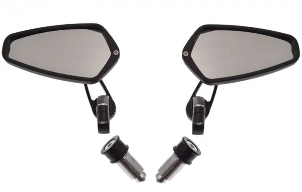 Set 2 oglinzi moto, universale, prindere in capatul ghidonului, model 57