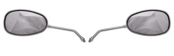 Set 2 oglinzi ovale, filet M10, cromate, 140x82mm