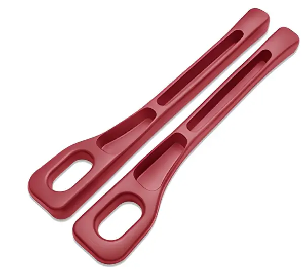 Set 2 organizatoare tip buzunar pentru scaun auto cu gaura la centura VISINIU