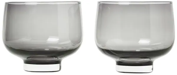 Set 2 pahare Blomus - Flow, 220 ml, gri