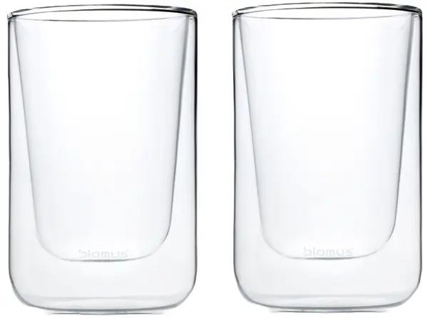 Set 2 pahare cu pereți dubli Blomus - Nero, 250 ml