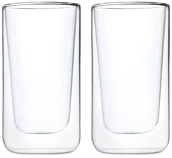 Set 2 pahare cu pereți dubli Blomus - Nero, 320 ml