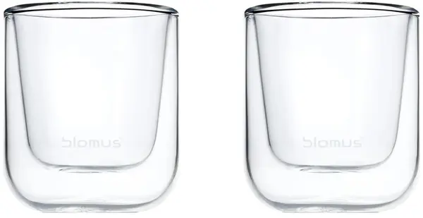 Set 2 pahare de espreso cu pereți dubli Blomus - Nero, 80 ml