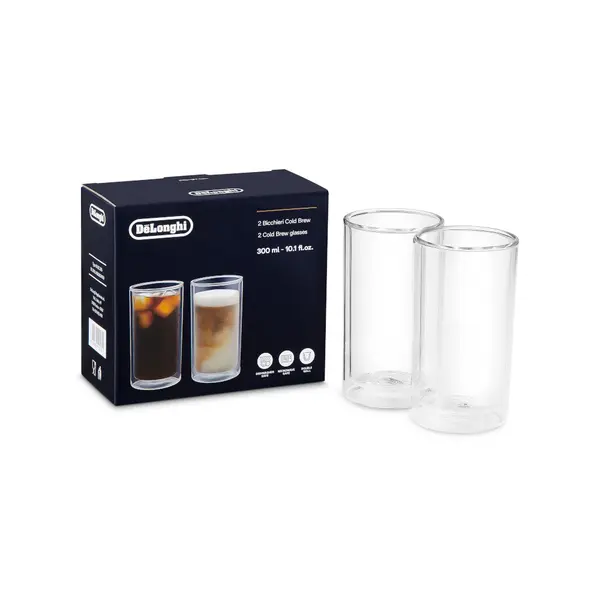 Set 2 Pahare De Longhi Cold Brew 300ml Dlsc325