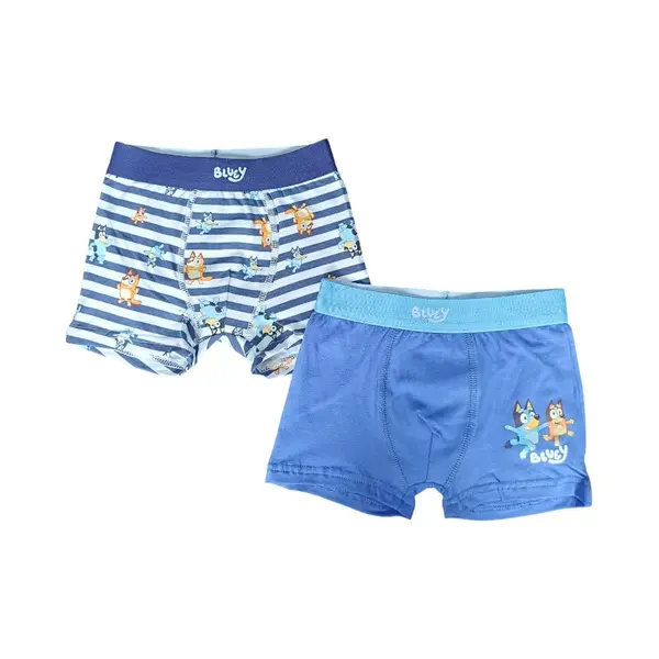Set 2 perechi boxeri, baieti, multicolor, Happy, Bluey Engros