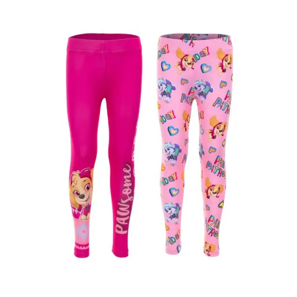 Set 2 perechi pantaloni pentru fete, multicolor, Paw Patrol Engros