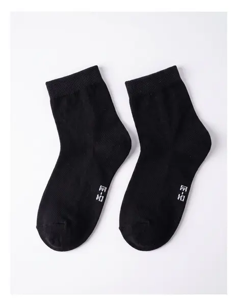Set 2 perechi sosete negre simple