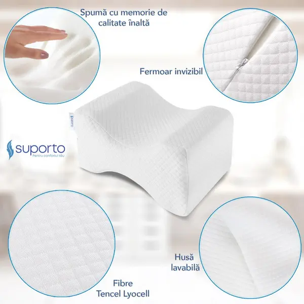 Set 2 perne pentru genunchi Suporto Classic