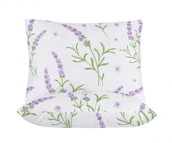 Set 2 perne Somnart Belina lavanda din microfibra, lavabile la masina 50 x 70 cm