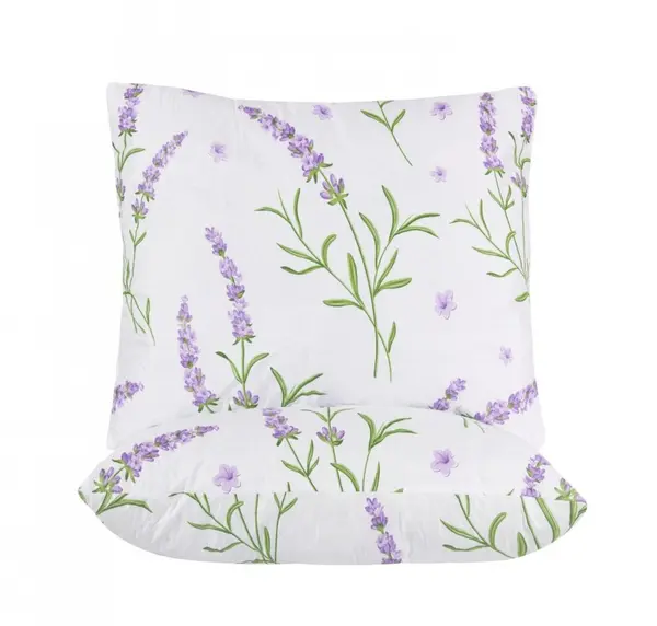 Set 2 perne Somnart Belina lavanda din microfibra, lavabile la masina 60 x 60 cm
