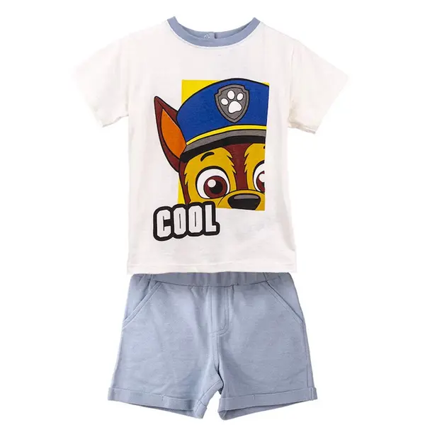 Set 2 piese pentru copii, tricou si pantaloni scurti, 100% bumbac, multicolor, Cool, Paw Patrol Engros
