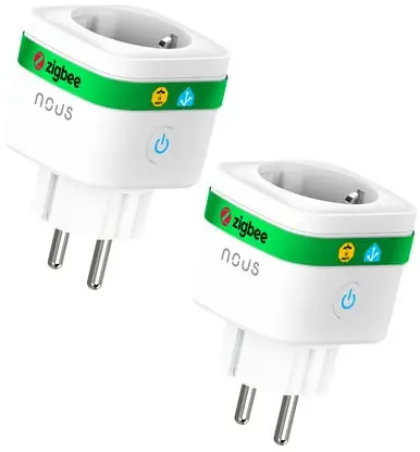 set 2 prize inteligenta wifi nous a7z,16a - zigbee 3.0, monitorizare consum, compatibila alexa google