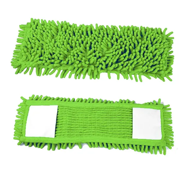 Set 2 rezerve mop Verzi PAA-home compatibile cu mop plat 39x8.8 cm – Absorbtie eficienta si curatare uniforma