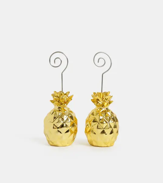 Set 2 suporti pentru fotografii - Pineapple Gold | Kaemingk