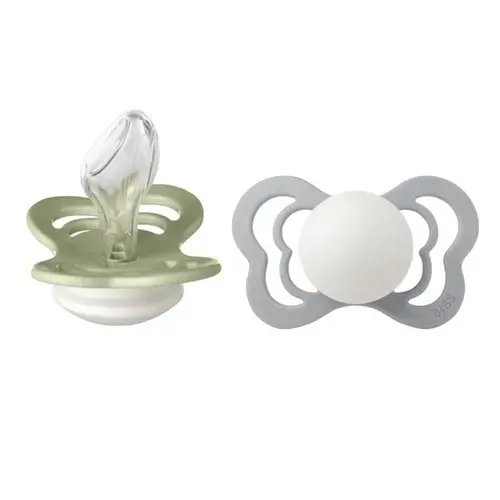 Set 2 Suzete Fosforencente Couture Glow Silicon, Tetina Anatomica, 6 Luni +