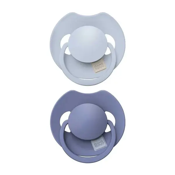 Set 2 suzete silicon Lovi Dynamic Prime 6-18 luni Baby Blue