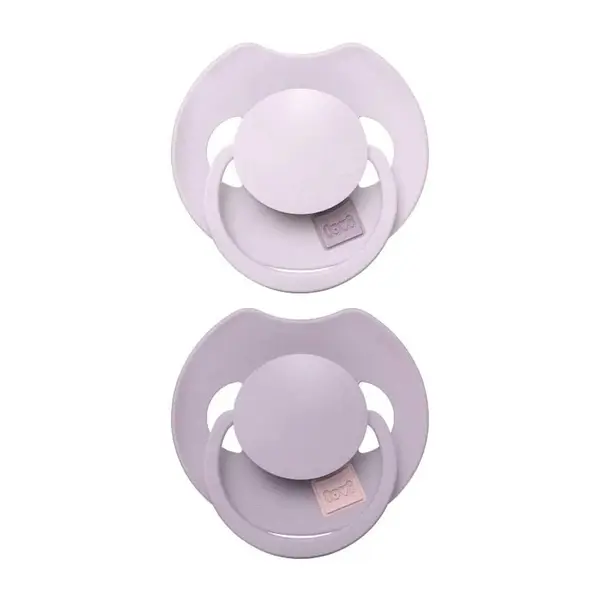 Set 2 suzete silicon Lovi Dynamic Prime 6-18 luni Lilac