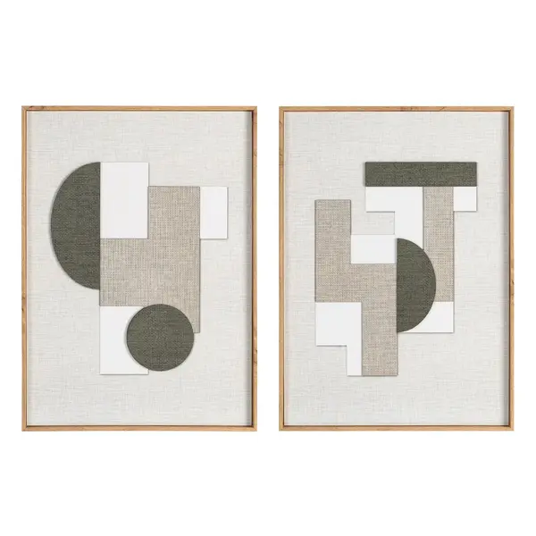 Set 2 tablouri OVIEDO 52 x 72 CM - Default Title