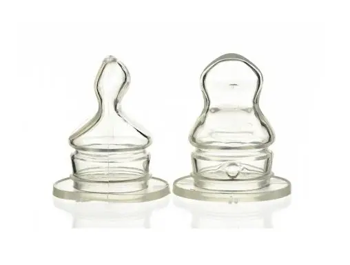 Set 2 tetine Minut Baby ortodontice silicon 6+ lichide groase