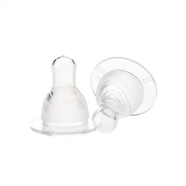 Set 2 tetine silicon super fin Minut Baby 3+