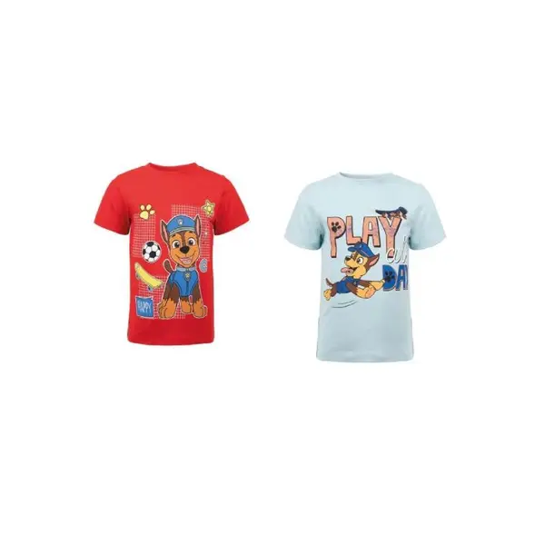 Set 2 tricouri baieti, 100% bumbac, multicolor, Paw Patrol, Play all Day Engros