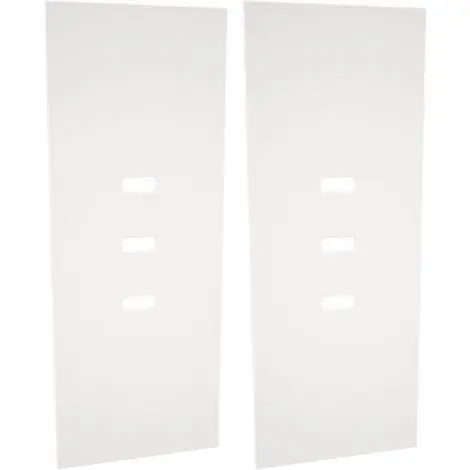 Set 2 usi albe pentru vestiar Rainbow