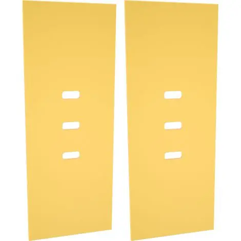 Set 2 Usi Galbene Pentru Vestiar Rainbow