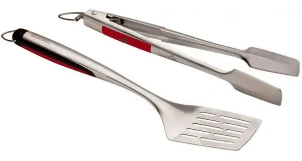 Set 2 ustensile din inox pentru gratar Premium Char-Broil 140543