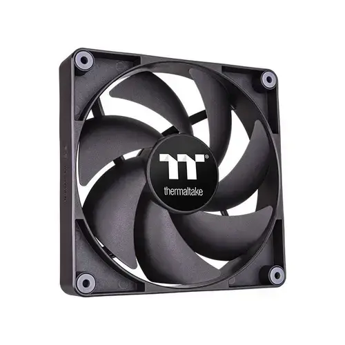 Set 2 ventilatoare Thermaltake CT140, CL-F148-PL14BL-A, 4 Pin PWM, 1500RPM (Negru)