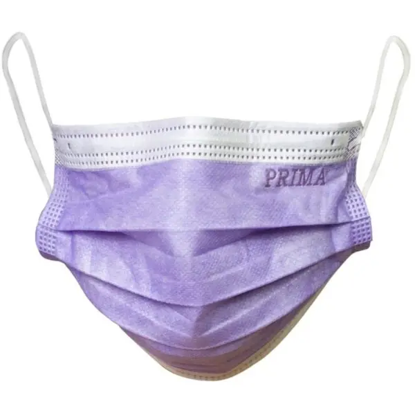 Set 2 x 50 Masti Chirurgicale Medicale, Prima, cu Elastic, Lila